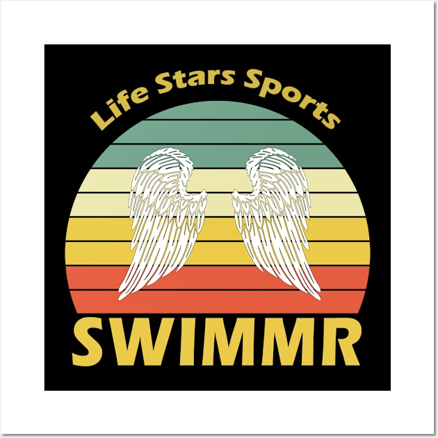 Swimmr Sport Wall Art by Wanda City